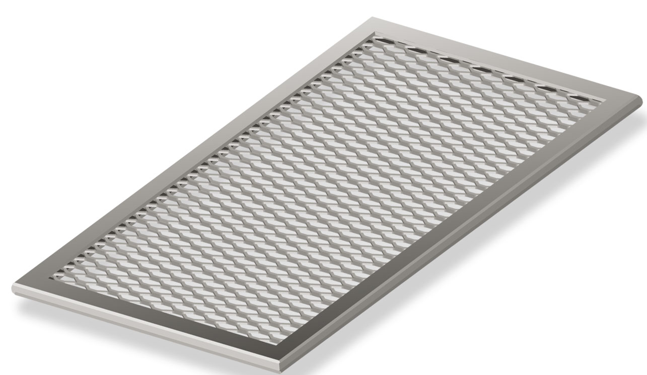 Metal déployé pour réaliser grille enceinte très solide