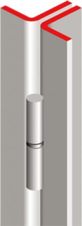 Barre de pivot cornieres - Blindage de porte